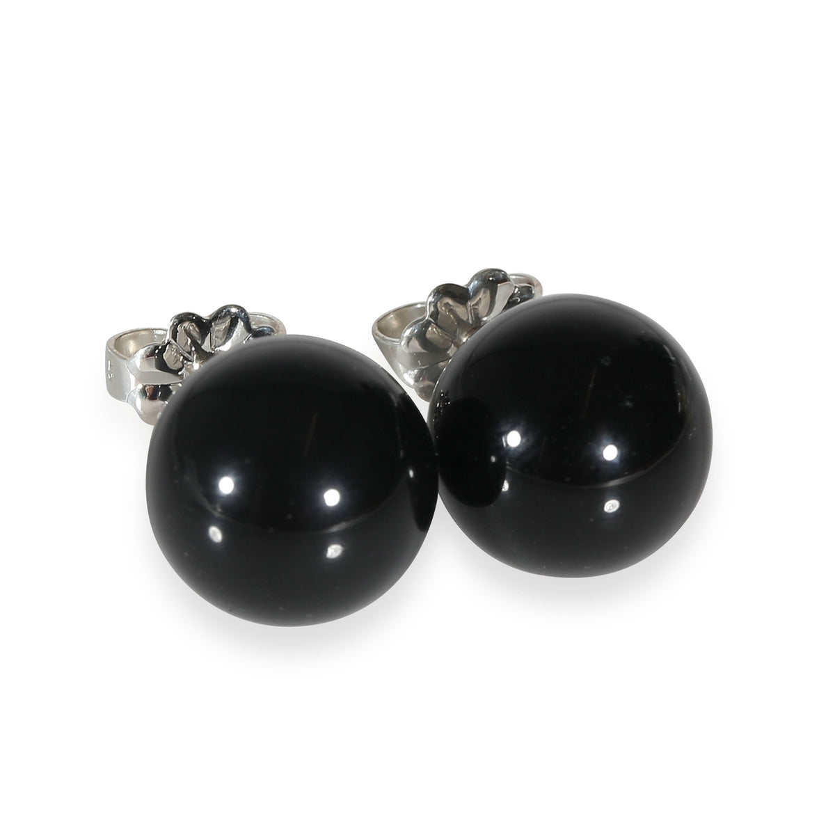 Onyx Earrings in  Sterling Silver