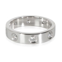 Love Wedding Band, Diamonds (White Gold)