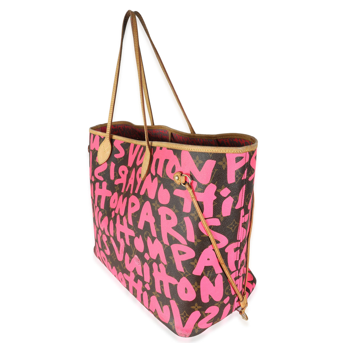 Fuchsia Graffiti Monogram Canvas Neverfull GM