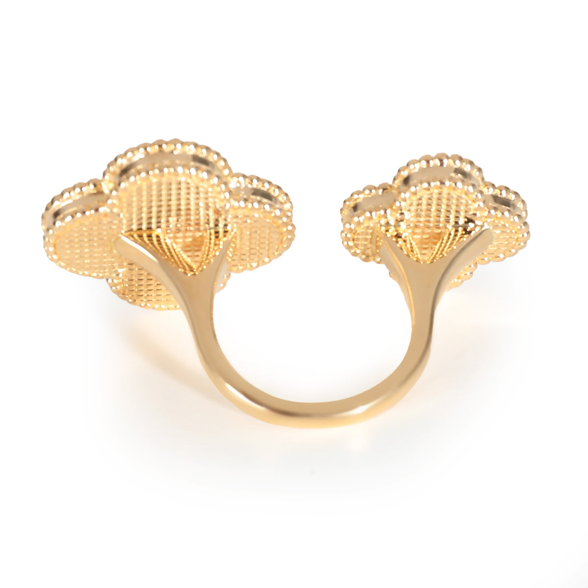 Magic Alhambra Between The Finger Ring in Yellow Gold