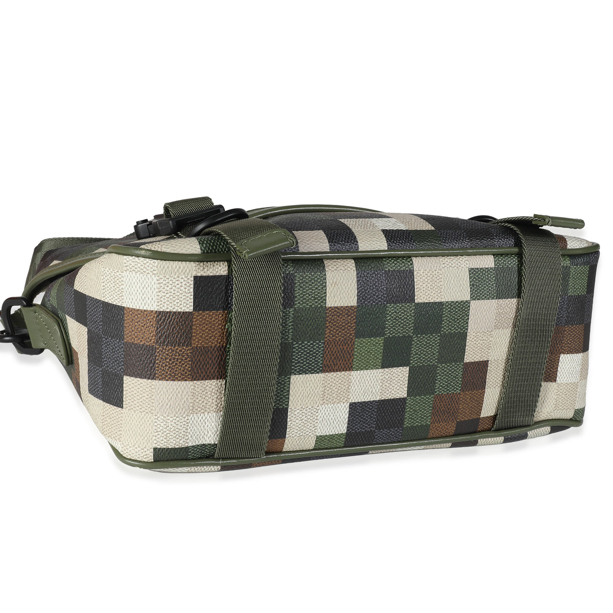 Green Damoflage Canvas LV Trail Messenger