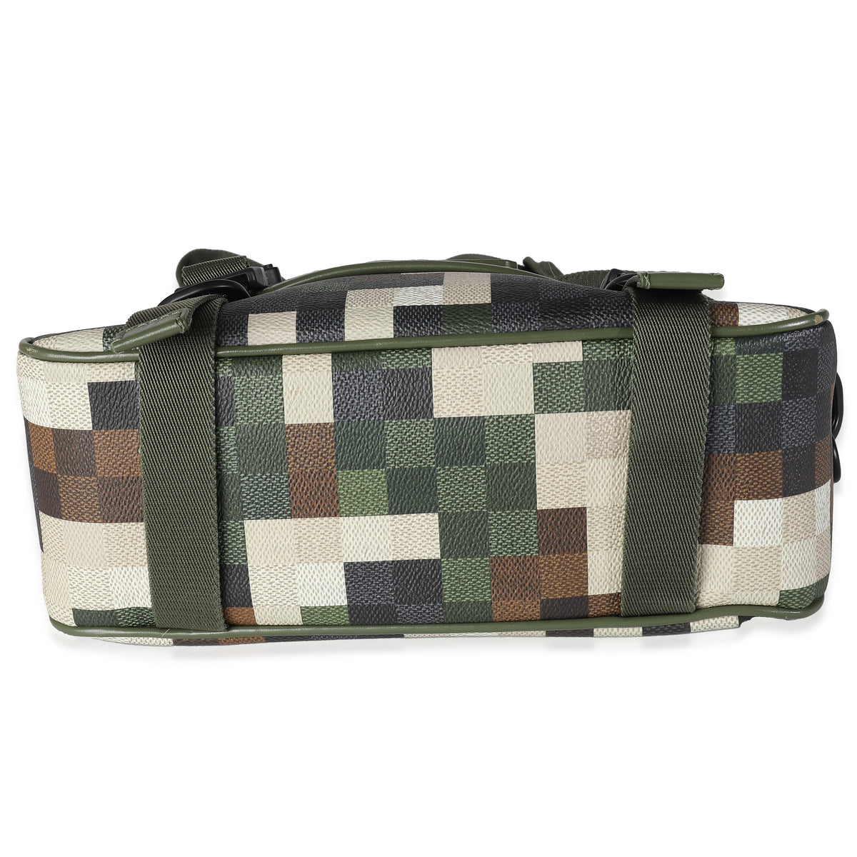 Green Damoflage Canvas LV Trail Messenger