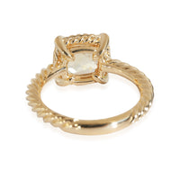 Chatelaine Citrine Fashion Ring in 18k Yellow Gold 0.11 CTW