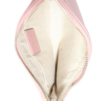 Pink Calfskin Swing Zip Pouch