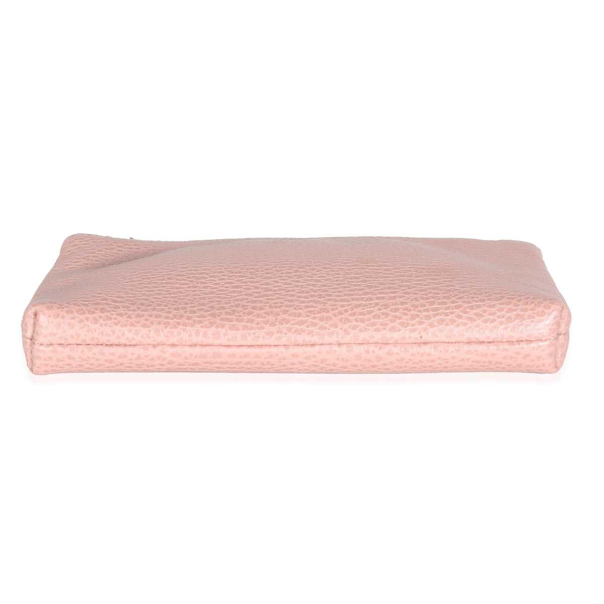 Pink Calfskin Swing Zip Pouch