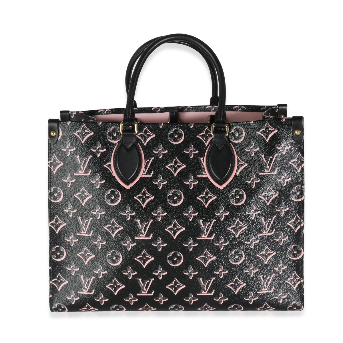 Black Monogram Canvas Fall For You Onthego MM