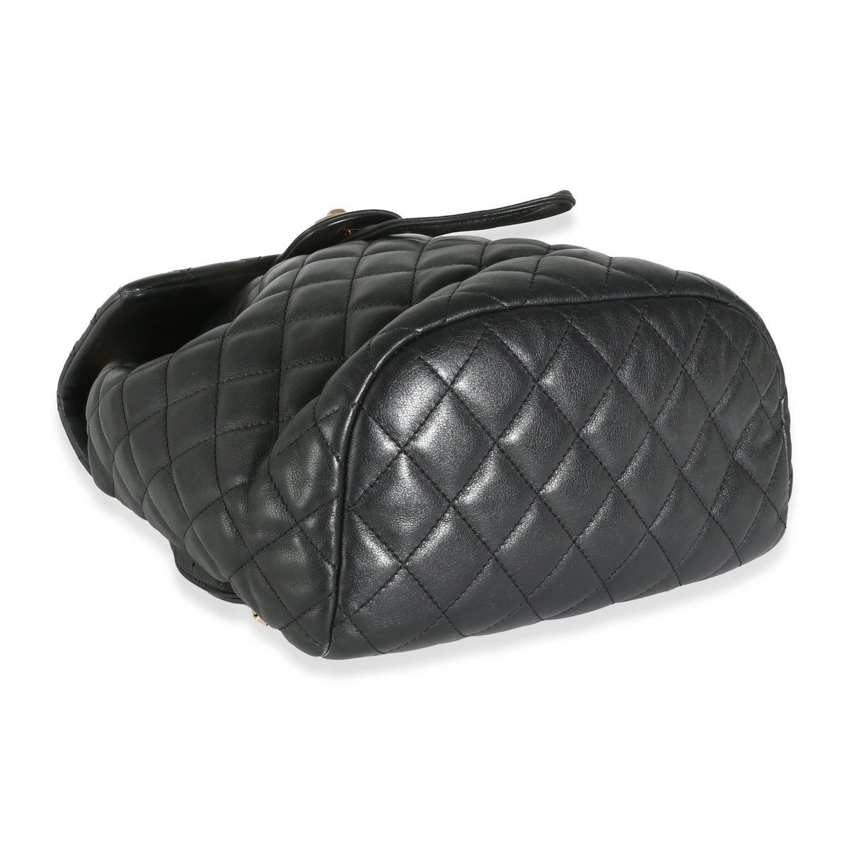 Black Quilted Calfskin Urban Spirit Backpack