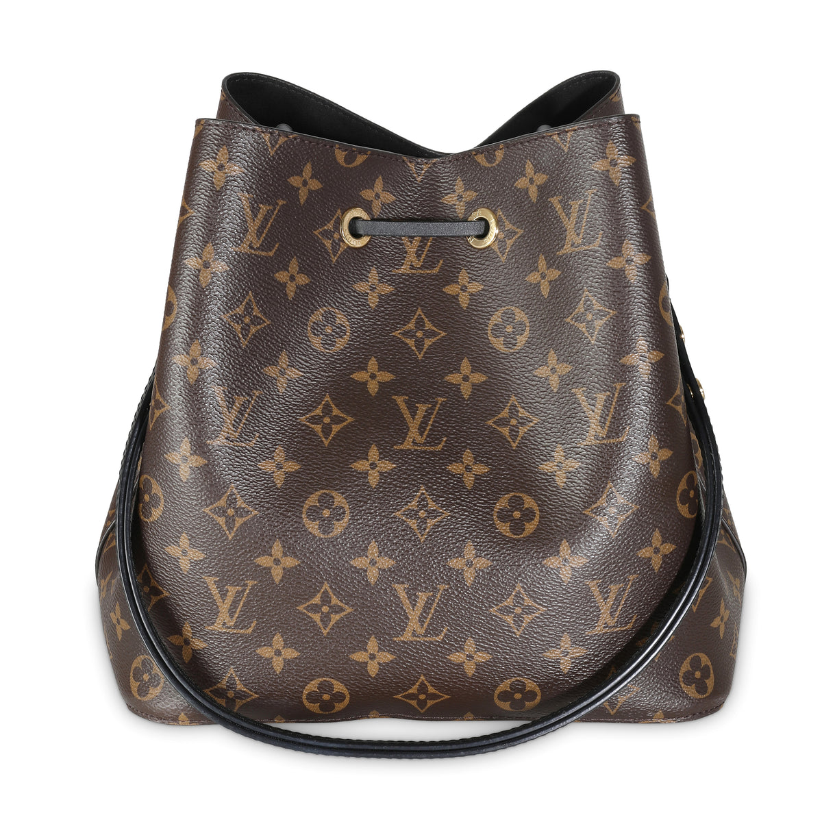 Black Monogram Canvas NeoNoe MM