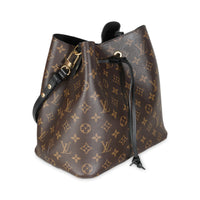 Black Monogram Canvas NeoNoe MM