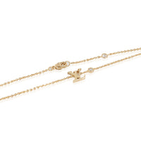 Idylle Blossom Necklace in 18k Yellow Gold 0.03 CTW