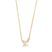 Idylle Blossom Necklace in 18k Yellow Gold 0.03 CTW