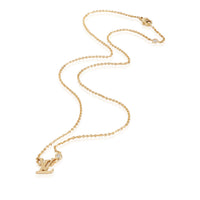 Idylle Blossom Necklace in 18k Yellow Gold 0.03 CTW