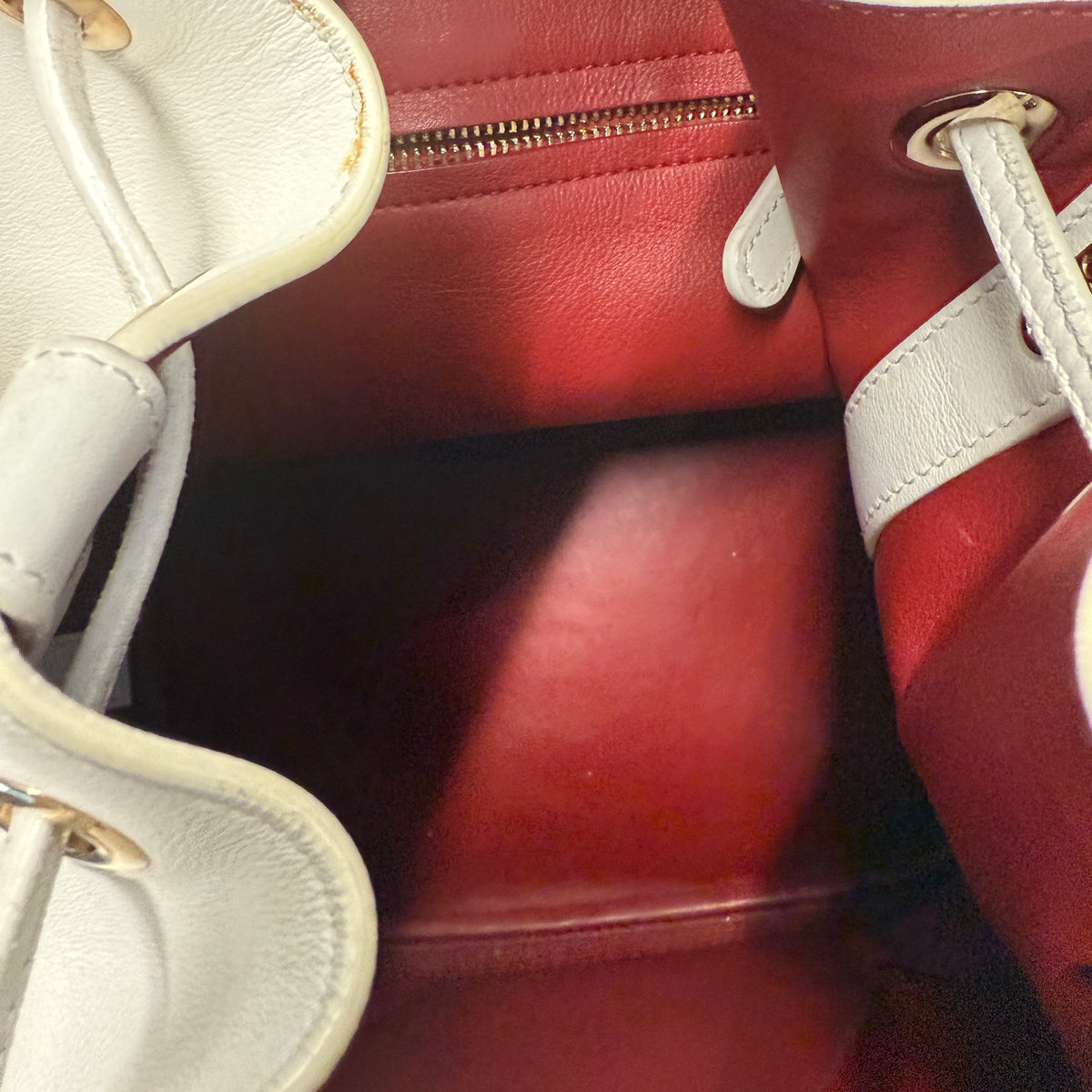 White Calfskin Multicolor Python Appliqué Paradise Bubble Bucket