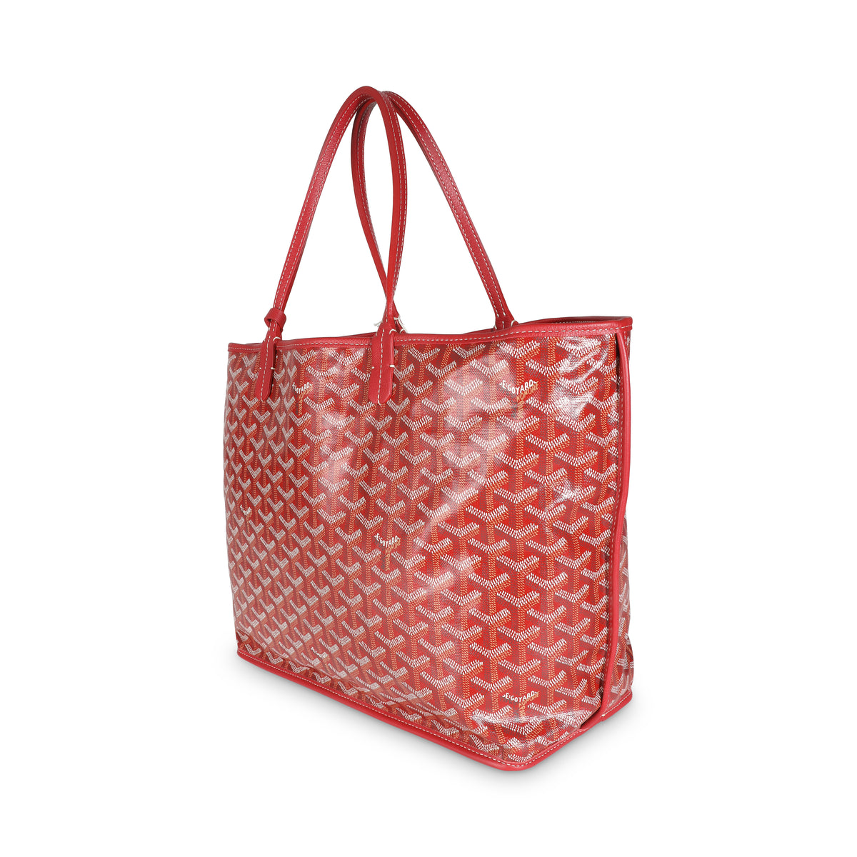 Red Goyardine Reversible Anjou PM