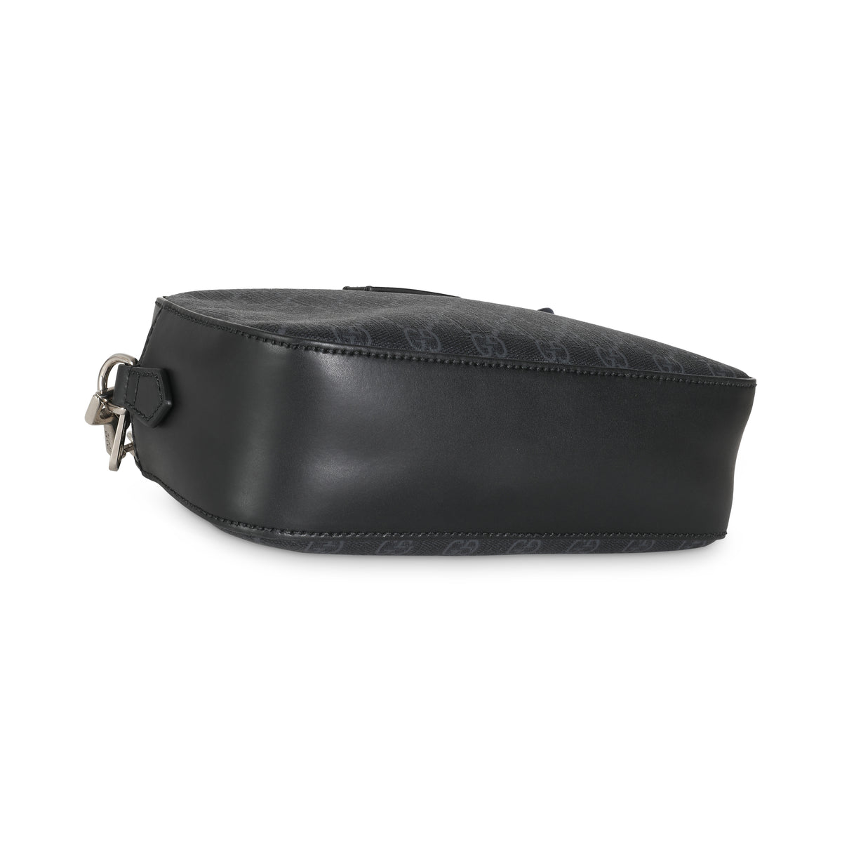 Black GG Supreme Monogram Web Camera Bag