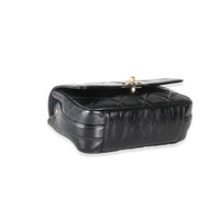 Black Shiny Lambskin Patent Calfskin Mini Flap Bag