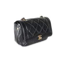 Black Shiny Lambskin Patent Calfskin Mini Flap Bag