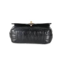 Black Shiny Lambskin Patent Calfskin Mini Flap Bag