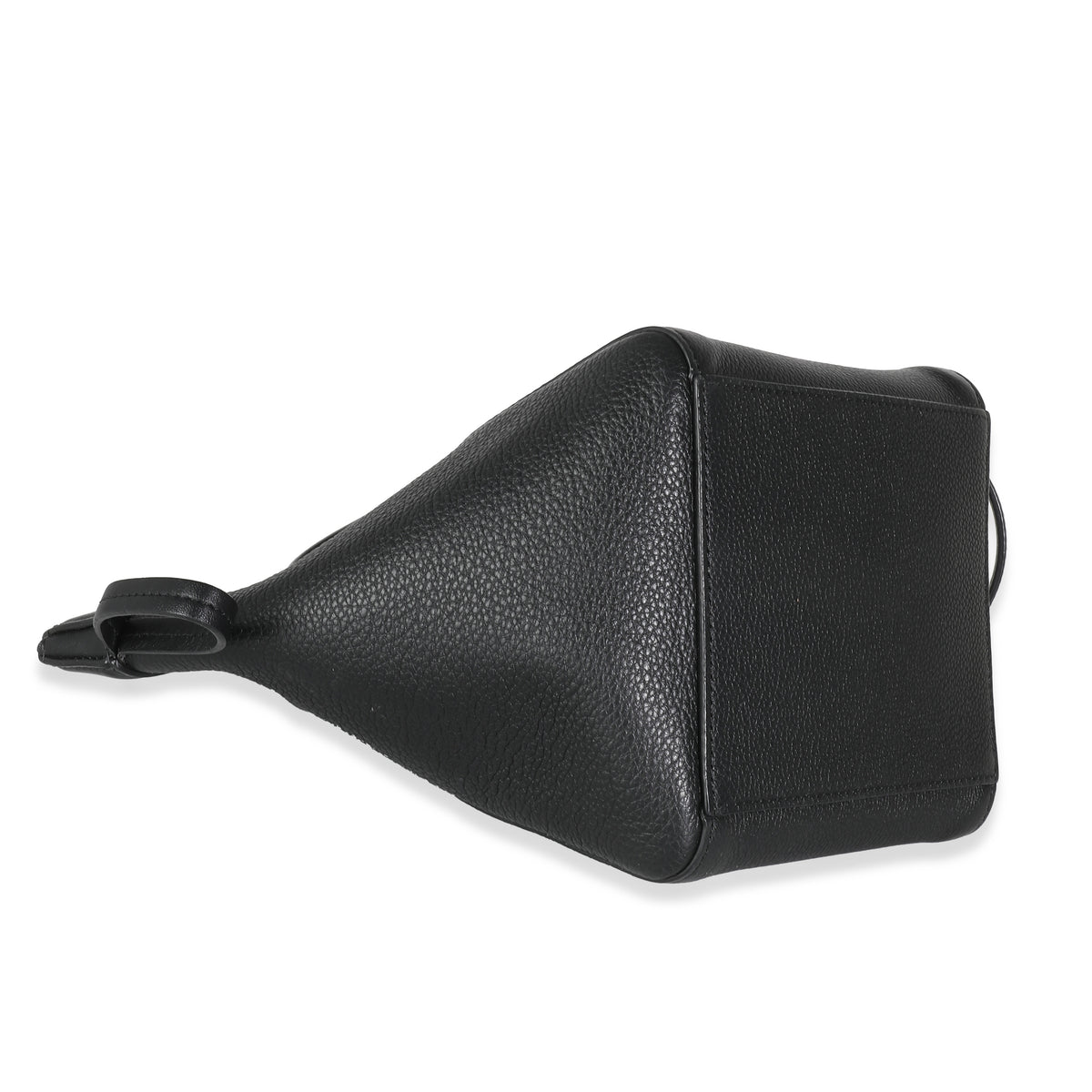 Fendi Black Vitello Mini Origami Tote Handbag clasp