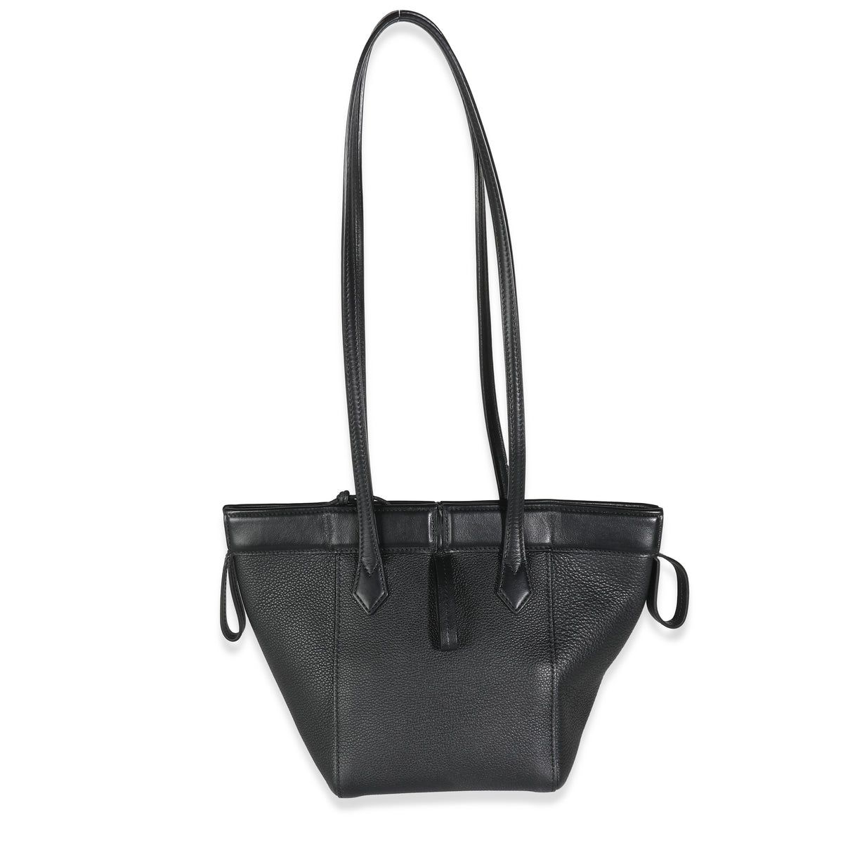 Fendi Black Vitello Mini Origami Tote Handbag pv