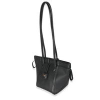 Fendi Black Vitello Mini Origami Tote Handbag sv
