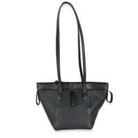 Black Vitello Mini Origami Tote