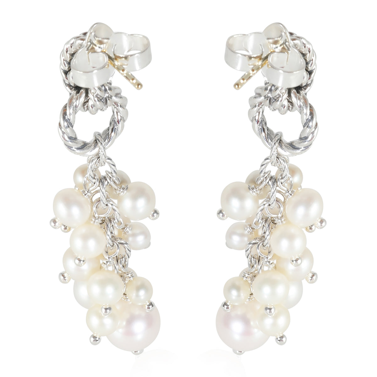 Copella Pearl Earrings in  Sterling Silver