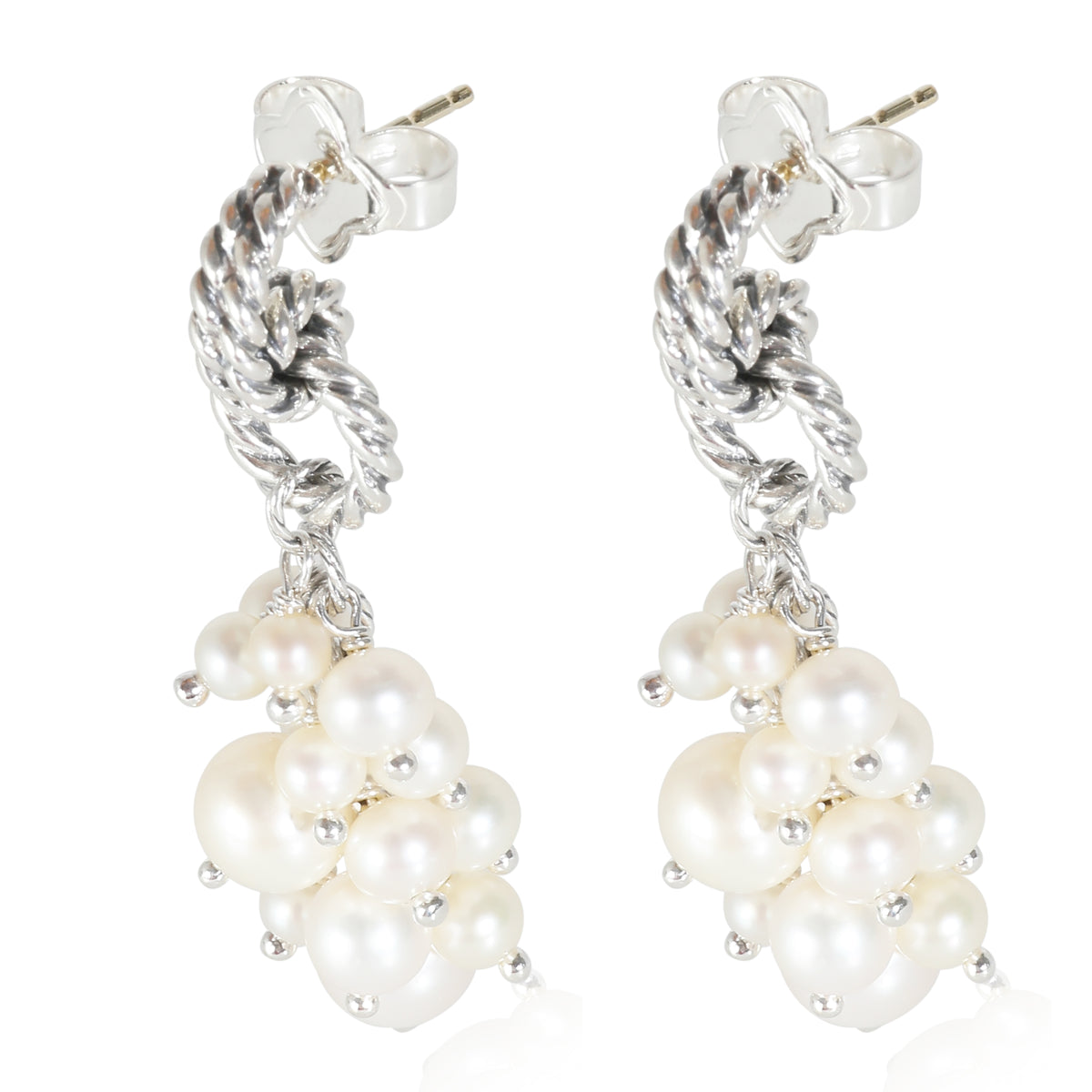 Copella Pearl Earrings in  Sterling Silver