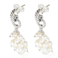 Copella Pearl Earrings in  Sterling Silver