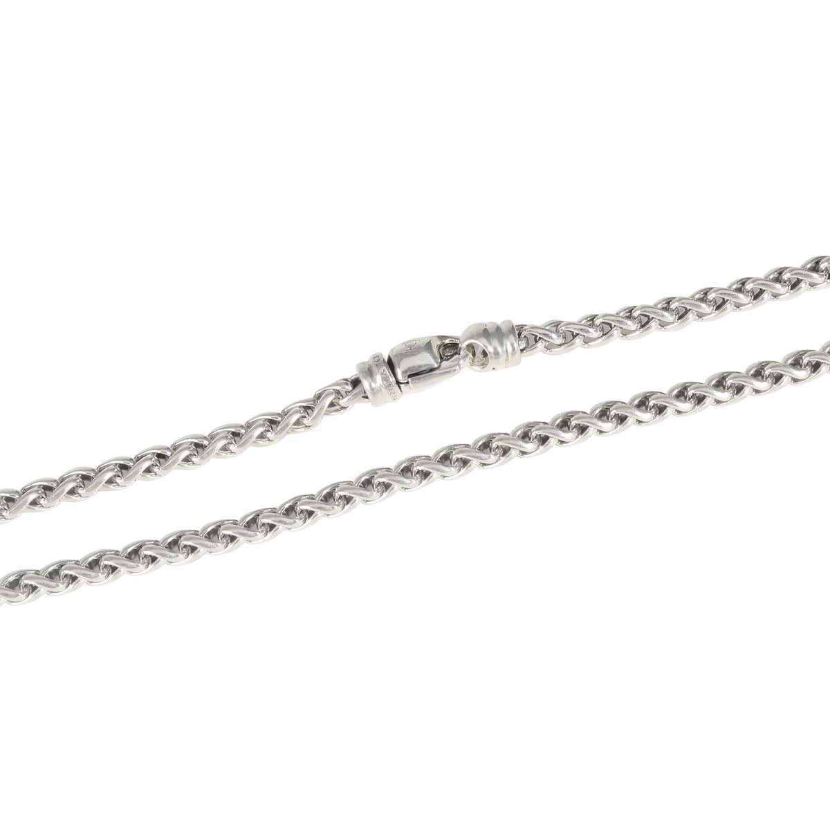 4mm Wheat Chain Necklace in  Sterling Silver