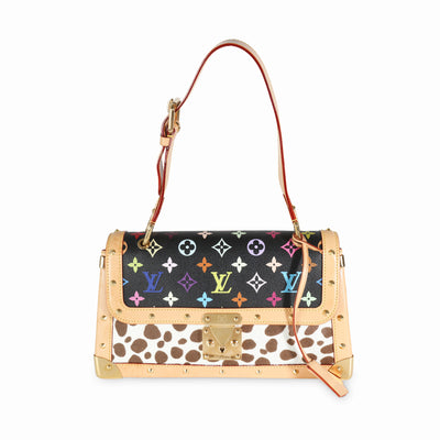 Black Multicolor Monogram Canvas Dalmatian Sac Rabat