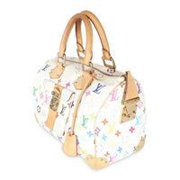 White Multicolor Canvas Speedy 30