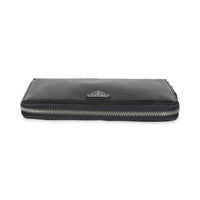 Black Saffiano Large Travel Wallet