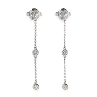 Elsa Peretti Earrings in  Platinum 0.3 CTW