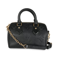 Black Monogram Giant Empriente Speedy Bandouliere 20