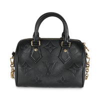 Black Monogram Giant Empriente Speedy Bandouliere 20