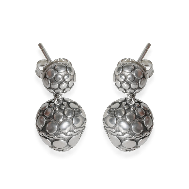 Dot Collection Acorn Earrings in Sterling Silver