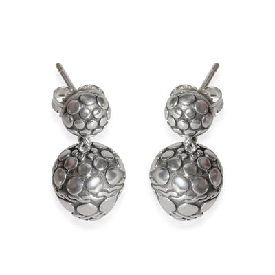 Dot Collection Acorn Earrings in Sterling Silver