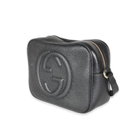 Black Pebbled Calfskin Soho Disco Bag