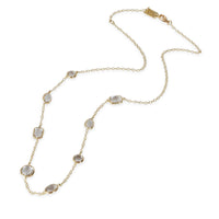 Lolipop Quartz Fashion Necklace in 18k Yellow Gold