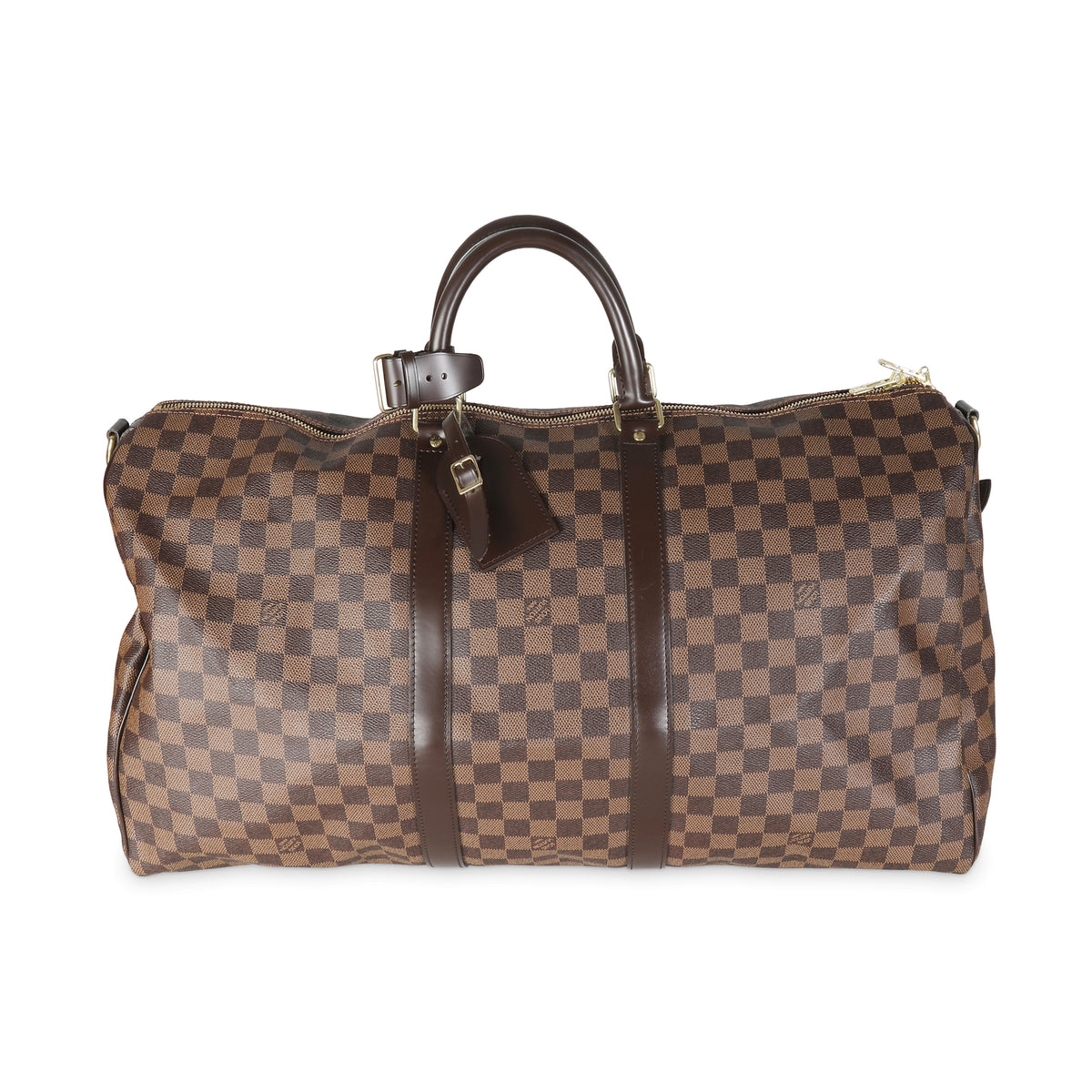 Damier Ebene Canvas Keepall Bandouliere 55