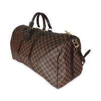 Damier Ebene Canvas Keepall Bandouliere 55