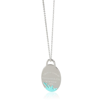 Return To Tiffany Splash Pendant With 30 Inch Chain in Sterling Silver