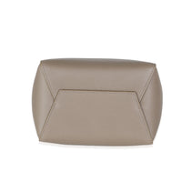 Taupe Soft Grained Calfskin Small Sangle Bucket