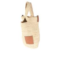 Natural Tan Raffia Mini Slit Bag