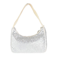 White Satin Crystals Re-Edition 2000 Mini Bag