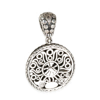 Dot Collection Enhancer Pendant in 18k Yellow Gold/Sterling Silver