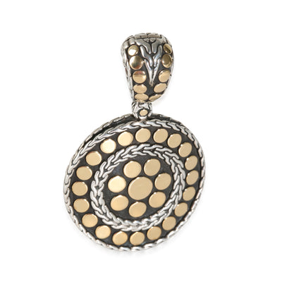 Dot Collection Enhancer Pendant in 18k Yellow Gold/Sterling Silver