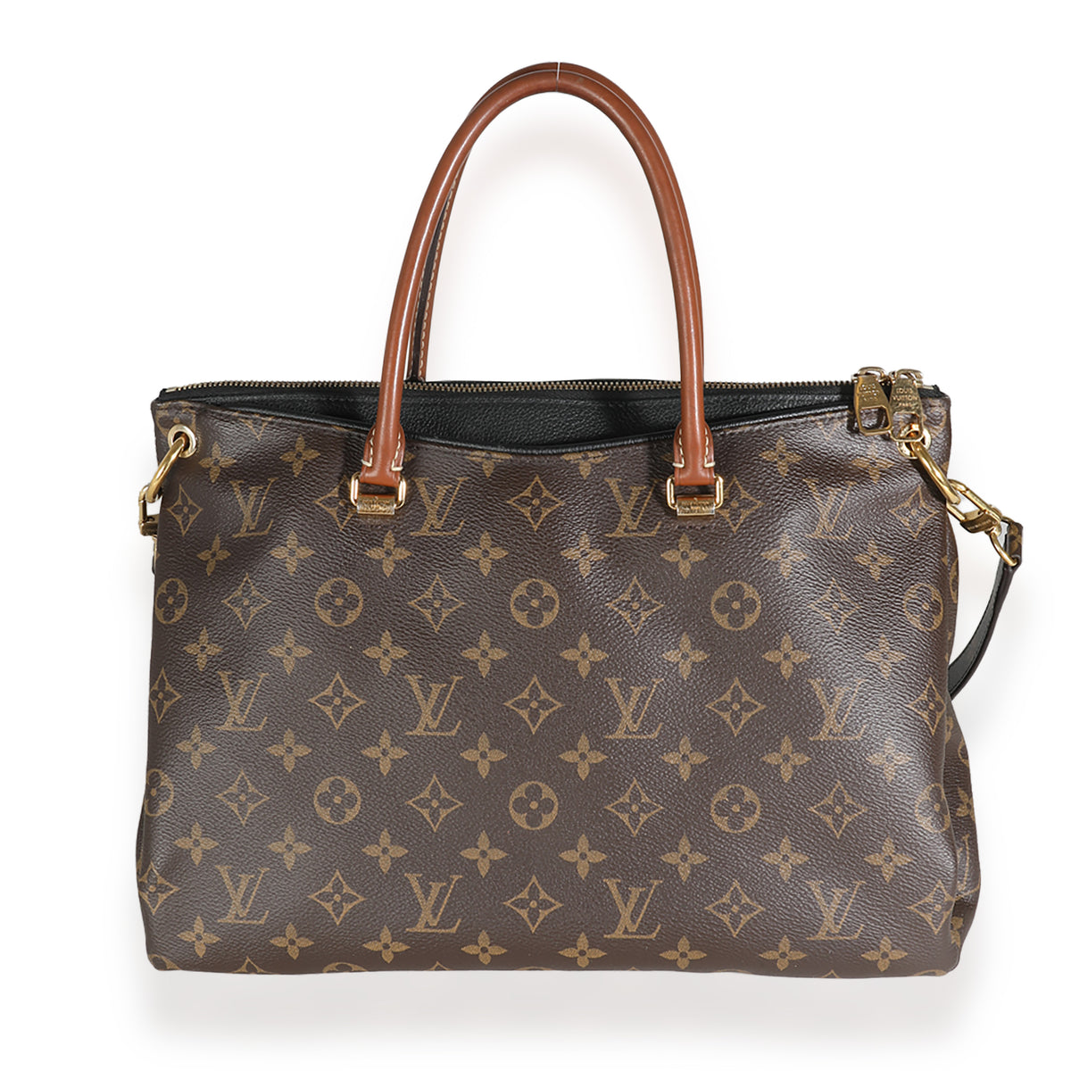 Black Monogram Canvas Pallas MM