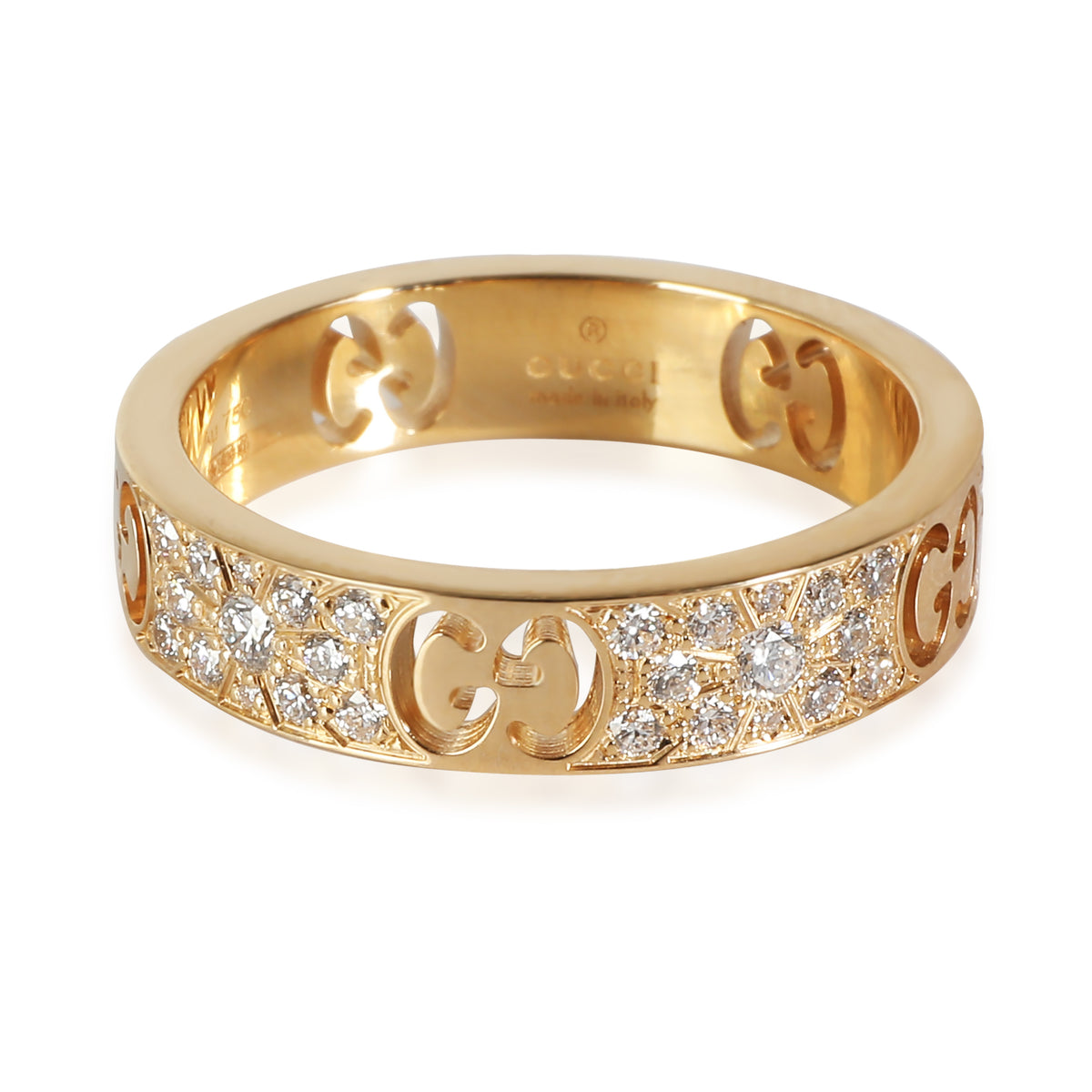 Icon Band in 18k Yellow Gold 0.46 CTW